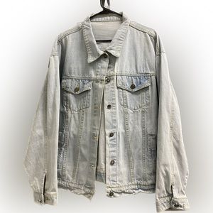 Washed denim jacket